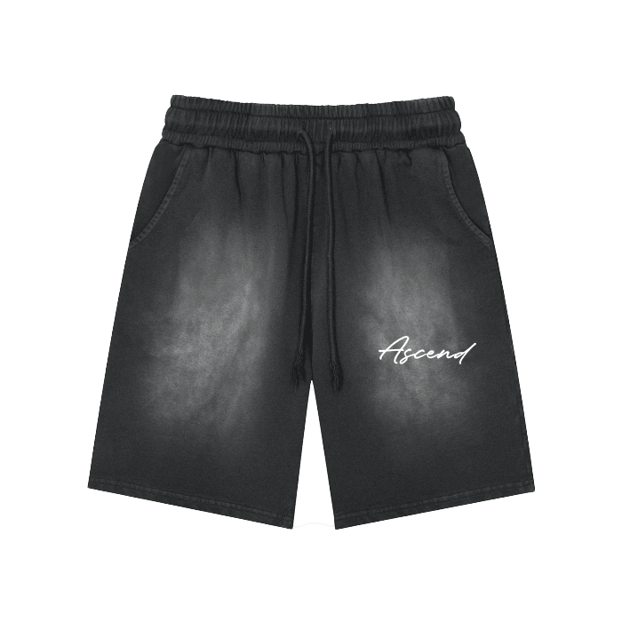 Signature Washed Cotton Shorts | Black ODMPOD 