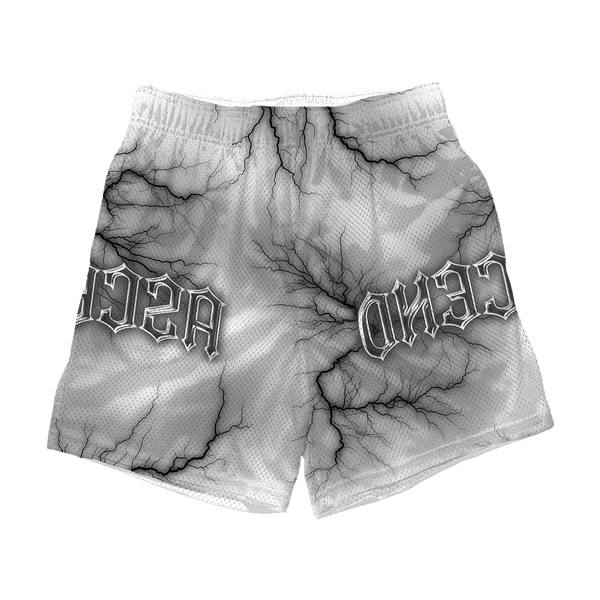 Lightning Shorts | White ODMPOD 