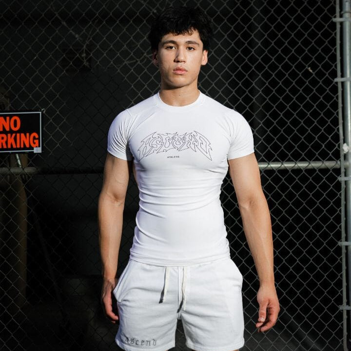 'Aura' Compression Shirt | White Ascend Athletic 