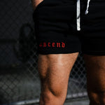 ASCEND Bodybuilding Shorts | Red Ascend Athletic 