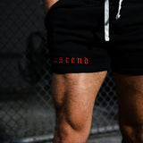 ASCEND Bodybuilding Shorts | Red Ascend Athletic 