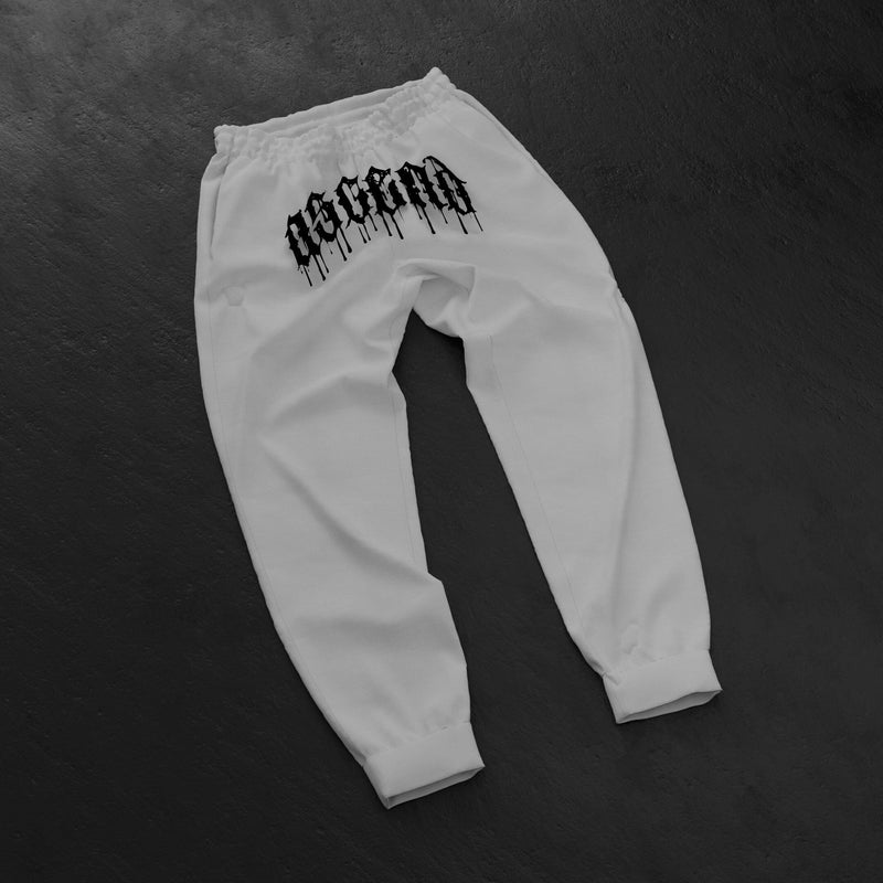 Drip Joggers | White ODMPOD 