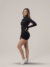 KYNETIC COMPRESSION ZIPPER Ascend Athletic Black XS 