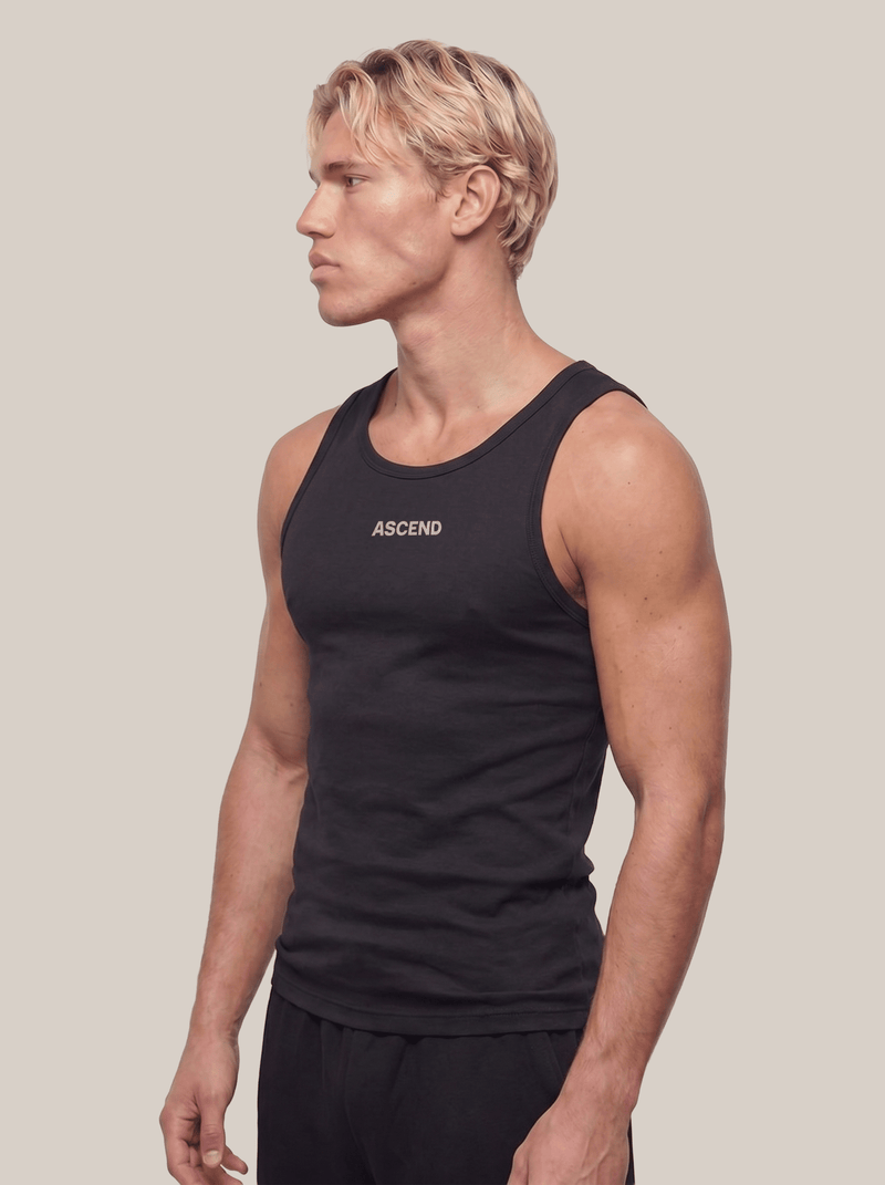 KYNETIC FITTED TANK-TOP Ascend Athletic Black XS 