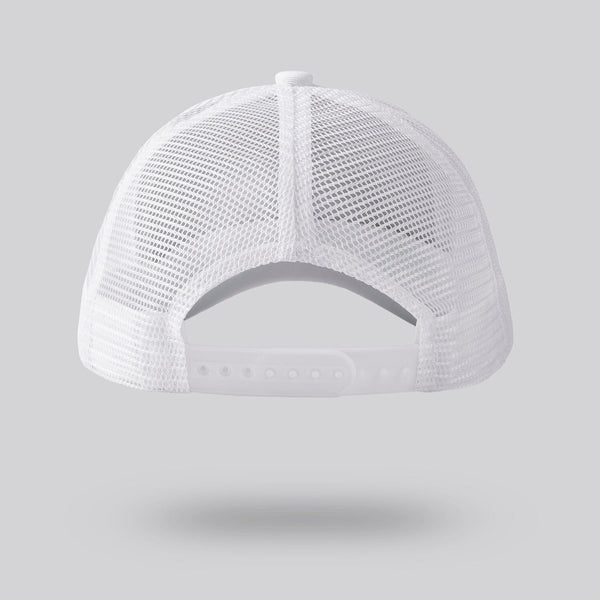 ASCEND Mesh Trucker Hat | White ODMPOD 