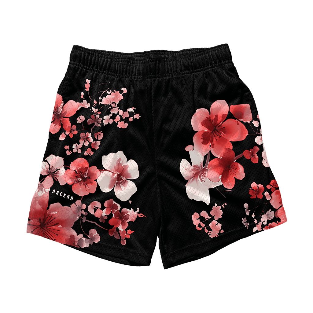 Floral Shorts | Red ODMPOD 