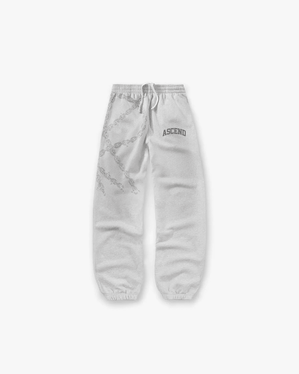 "Break The Chain" Joggers | White ODMPOD 