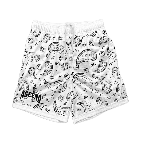 Paisley Shorts | White ODMPOD 