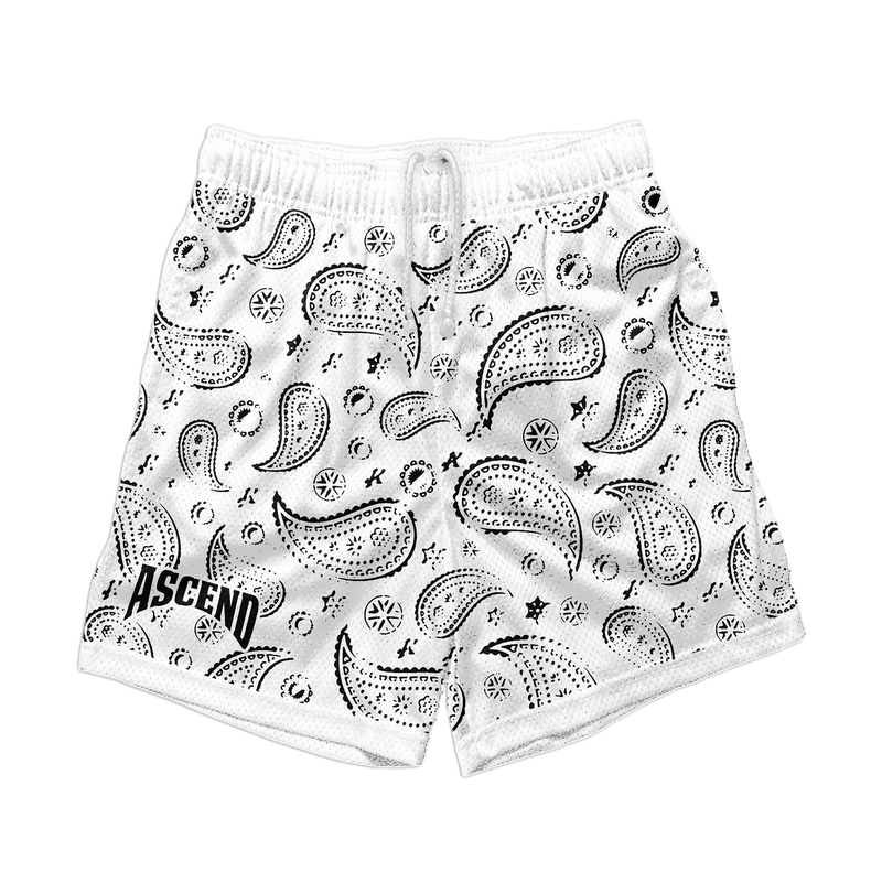 Paisley Shorts | White ODMPOD 