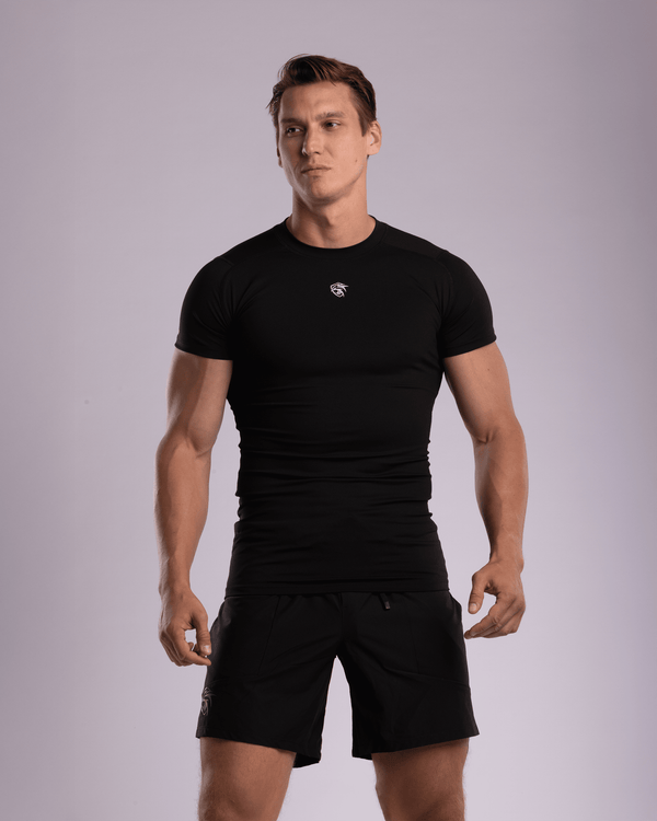 TrueForm™ Compression Tee | Black Ascend Athletic 