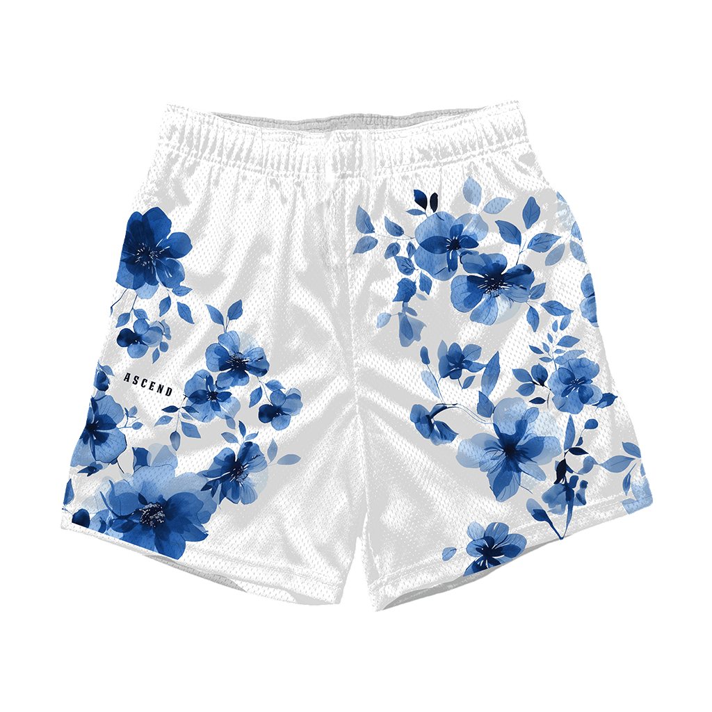 Floral Shorts | Blue ODMPOD 