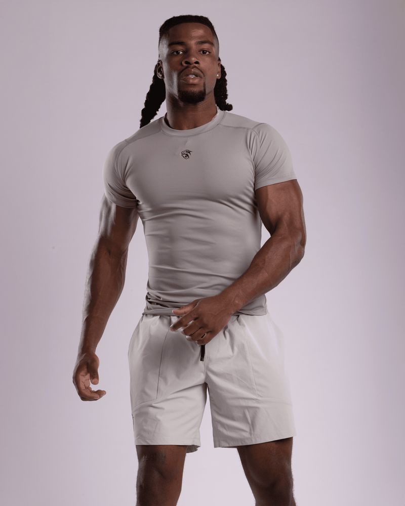 TrueForm™ Compression Tee | Grey Ascend Athletic 