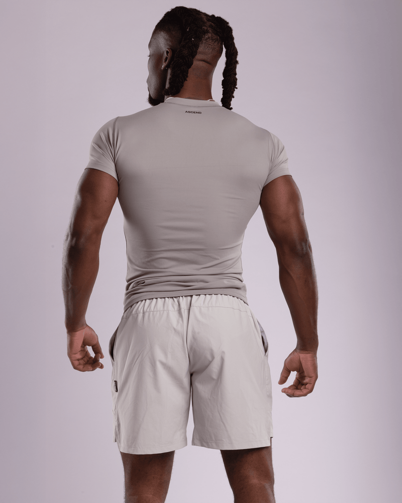 TrueForm™ Compression Tee | Grey Ascend Athletic 