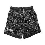 Paisley Shorts | Black ODMPOD 