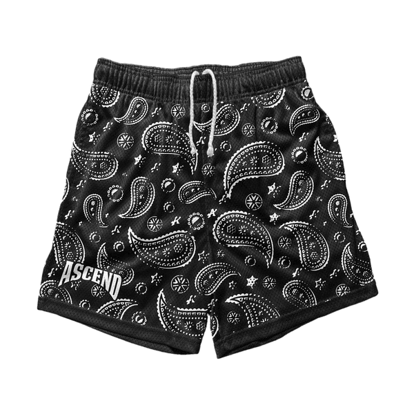 Paisley Shorts | Black ODMPOD 