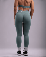 Infinity Seamless™ Leggings Ascend Athletic Teal Small 