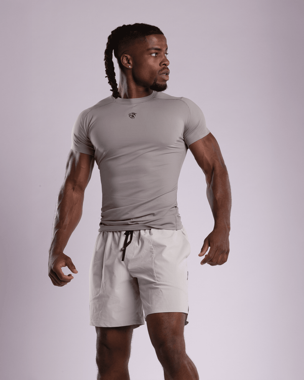 TrueForm™ Compression Tee | Grey Ascend Athletic 