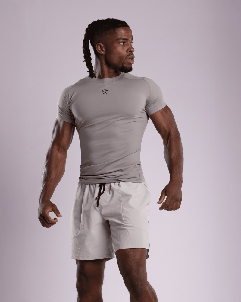 TrueForm™ Compression Tee | Grey Ascend Athletic 