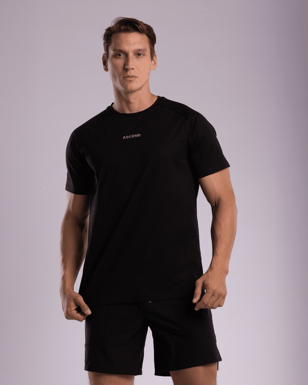 TexCore™ Fitted Tee | Black Ascend Athletic 
