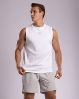 HyperMesh™ Fitted Tank | White Ascend Athletic 