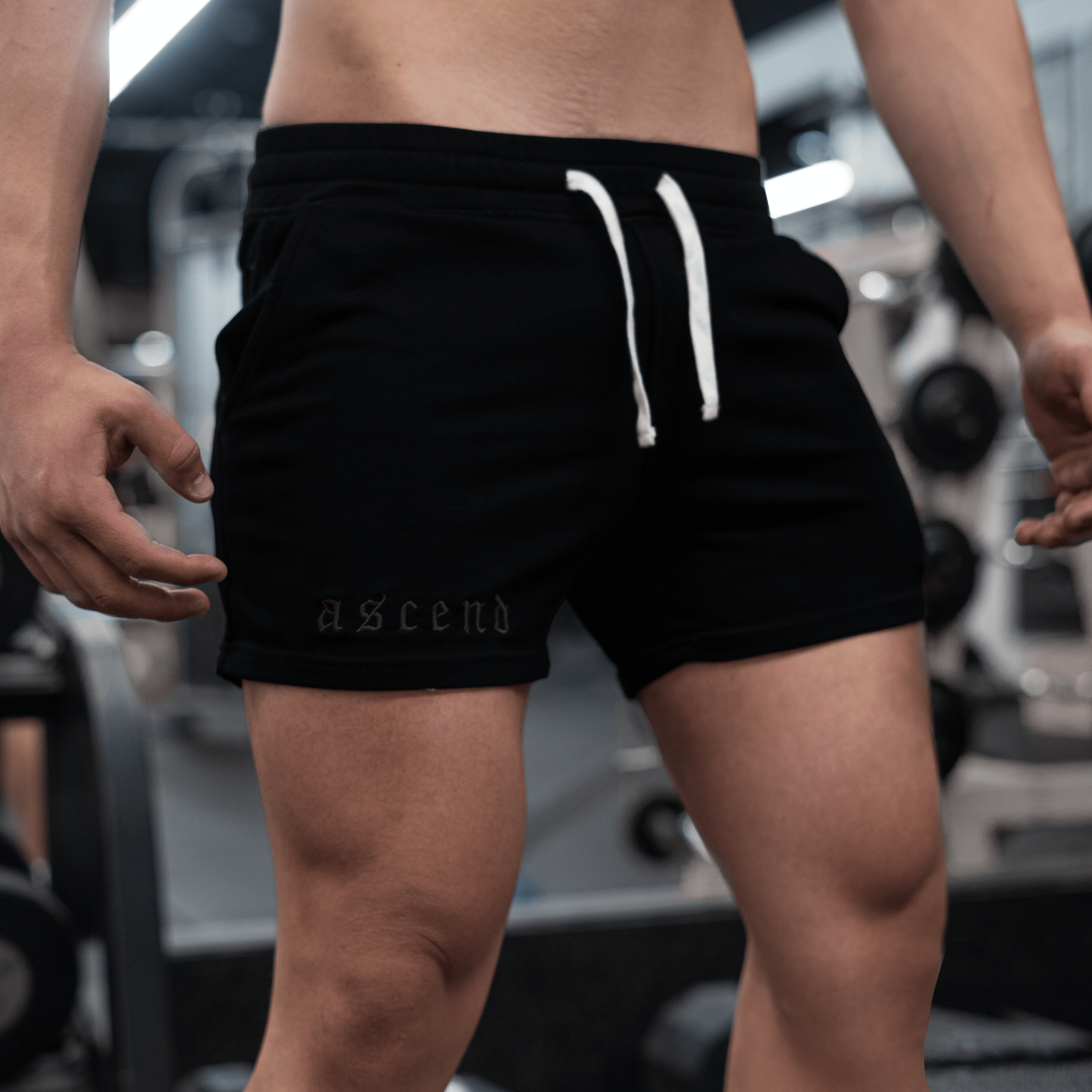 ASCEND Bodybuilding Shorts | Black Ascend Athletic 