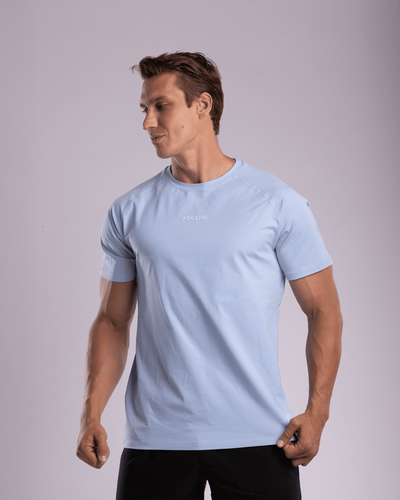TexCore™ Fitted Tee | Ice Blue Ascend Athletic 