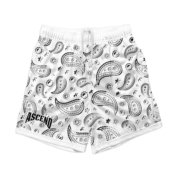 Paisley Shorts | White